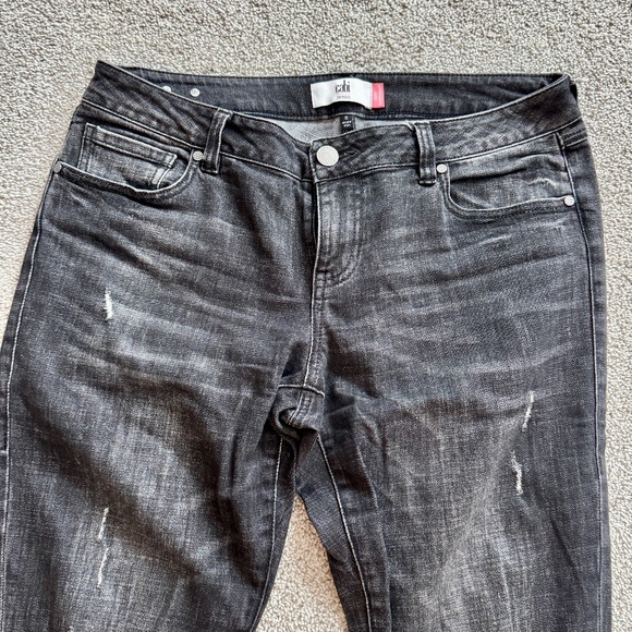 cabi Slim Boyfriend Jeans, #3749, 8, EUC, Shadow Wash - Picture 3 of 10